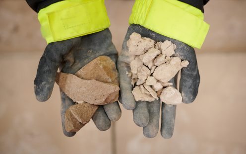 The One materials chamotte clay