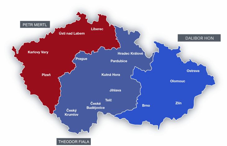  Přehled kontaktní osoby